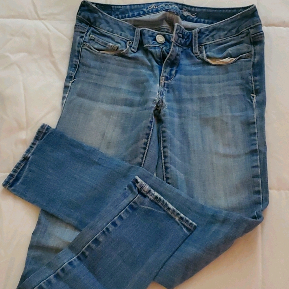 American Eagle Jeans mid-rise cropped slim